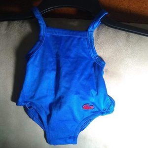 vintage 70s Babys One-piece izod LACOSTE bathing suit